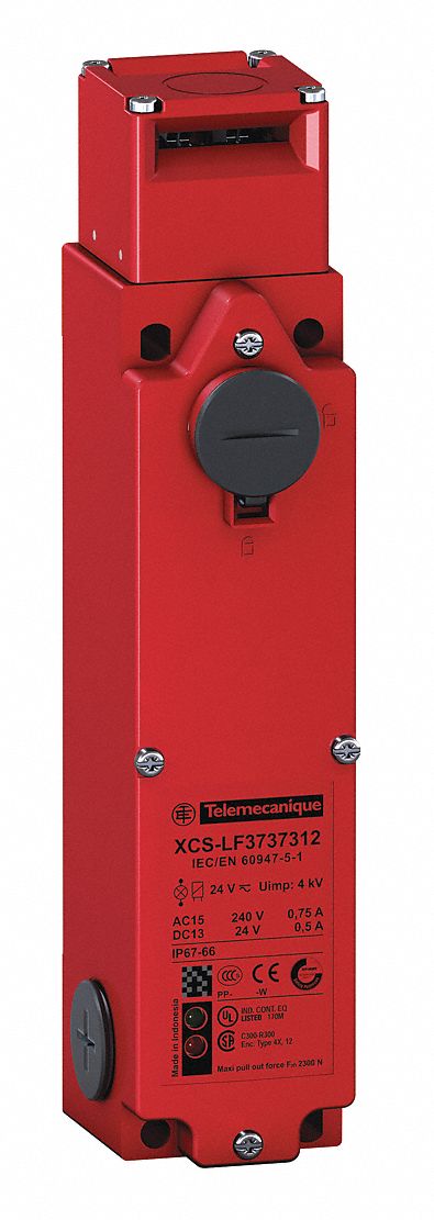 Safety Interlock, Metal Locking, 24 VAC/DC