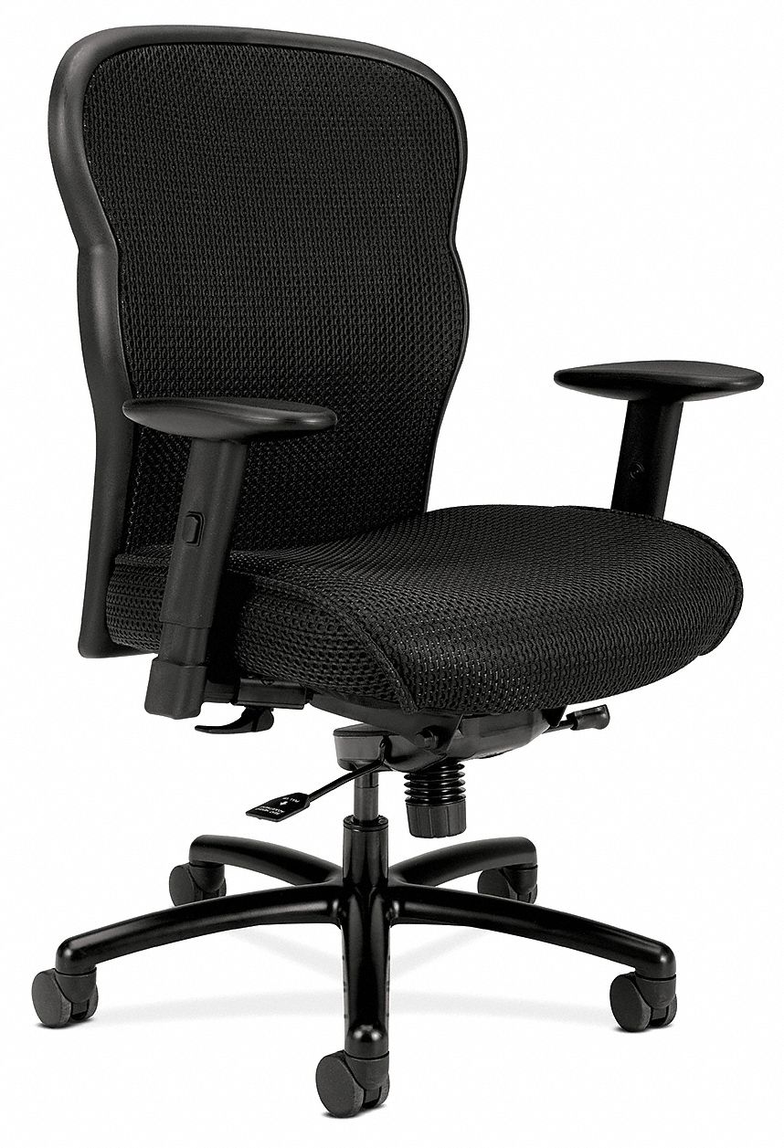 Executive / Highback Chair, 450 lb., Black