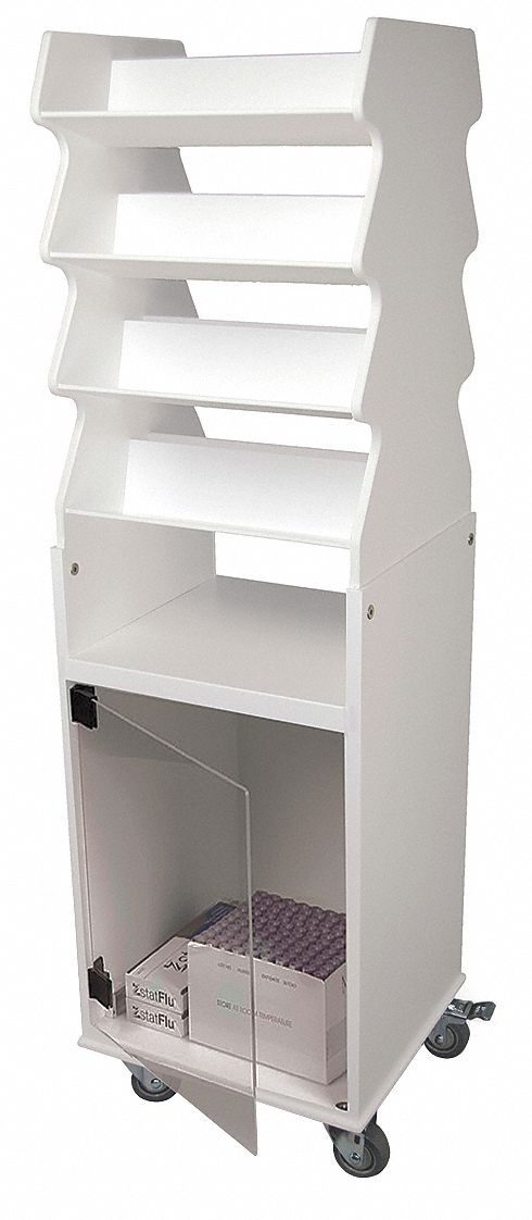 Tilted Safety Shelf Cart