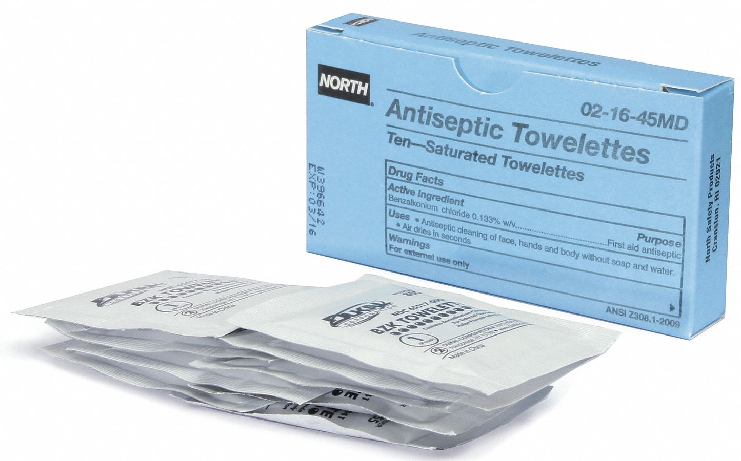 Antiseptic Towelettes, PK 10