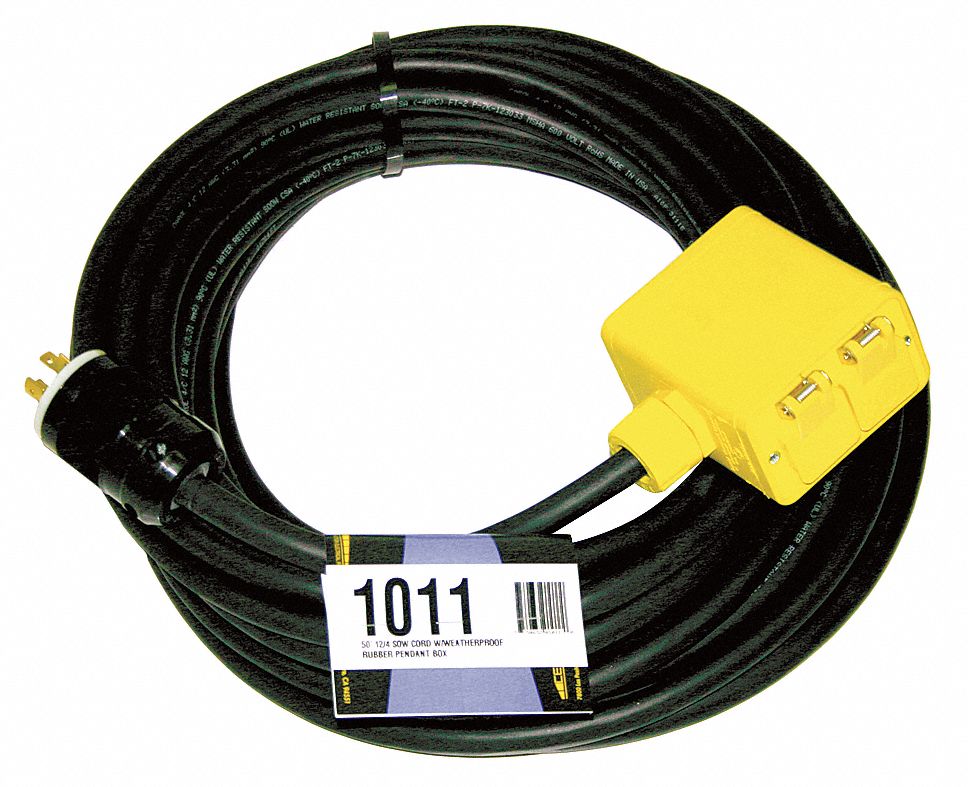 Generator Cord w/Pendant Box, 50 Ft