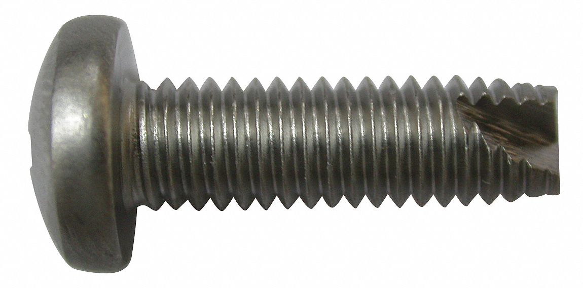 Mach Screw, Pan, 6-32x1/4 L, PK100