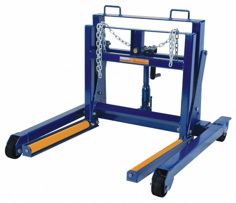 Hyd Wheel Dolly, L 38 3/4 In, W 39 1/2 In.