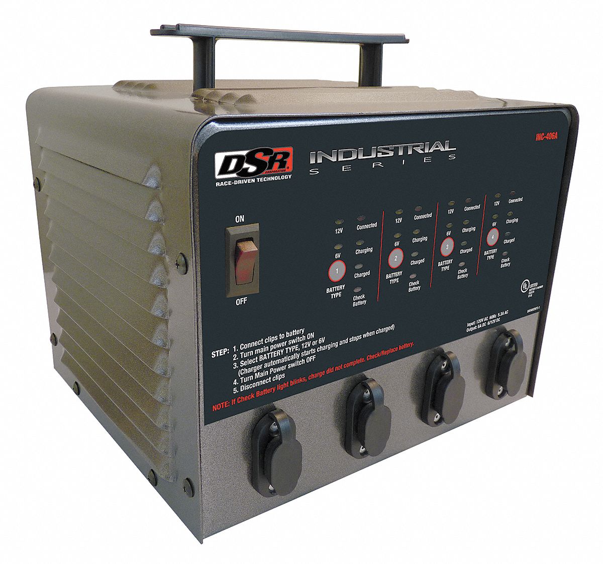 4 Bank Charging Station, Automatic, 6A