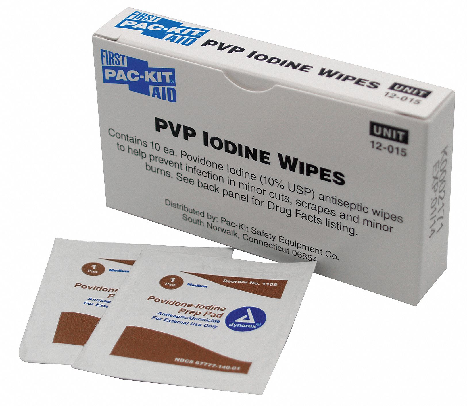 Antiseptic Wipes, PK 10