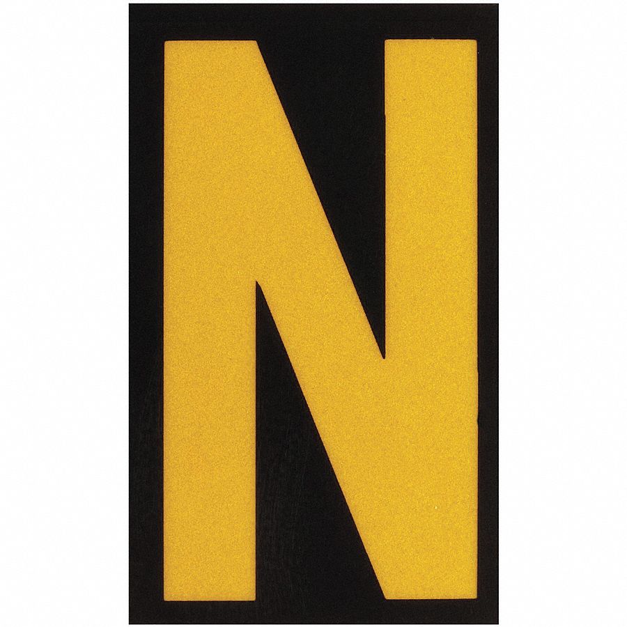 Reflective Numbers And Letters, N, PK 25