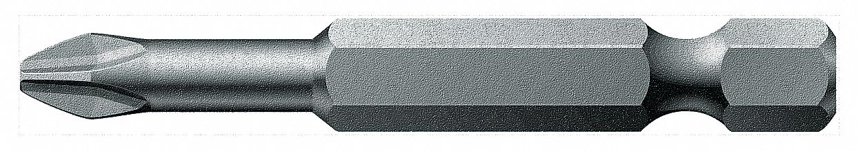 Bit, Phillips, PH 2 x 2 In, 10 Pk