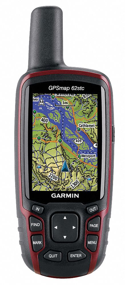 Handheld GPS. Camera, TOPO Maps, 2.6 In