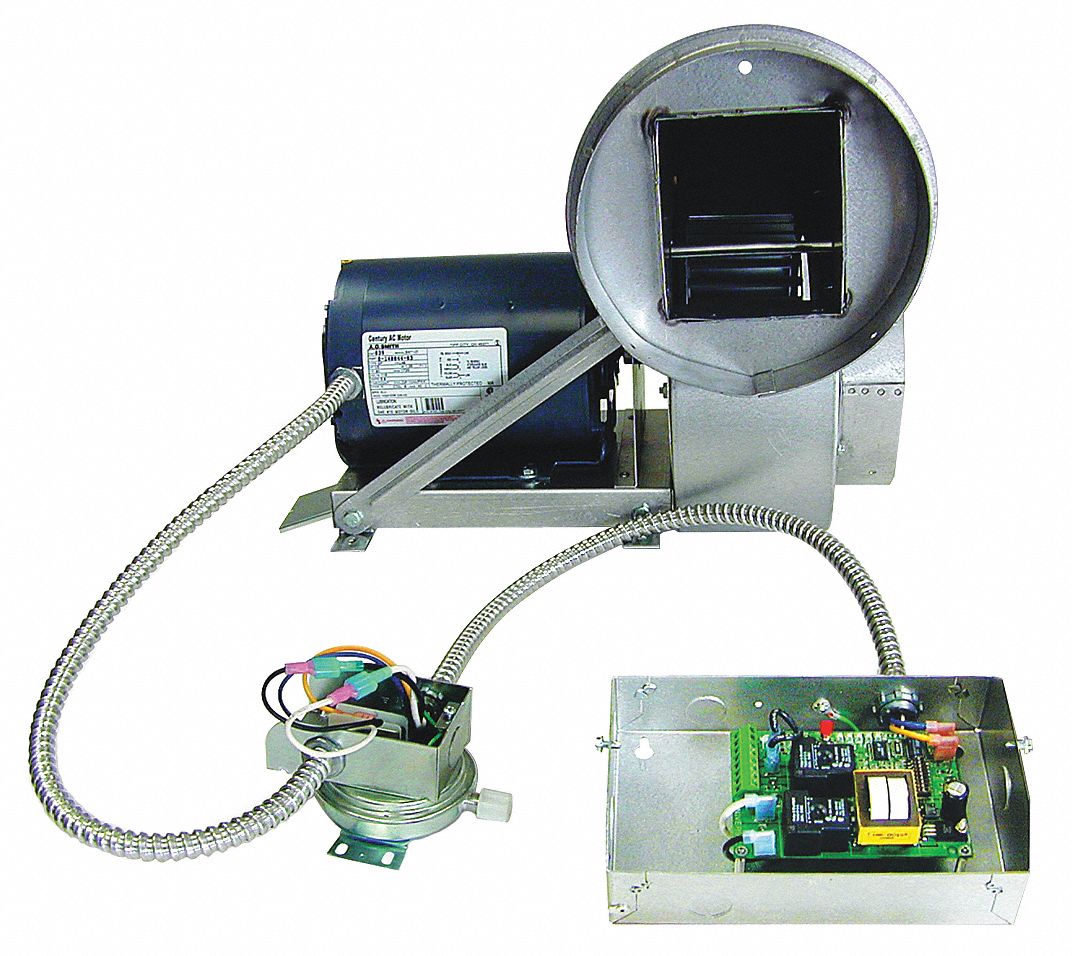 Induced Draft Blower, High Temp, 10 In