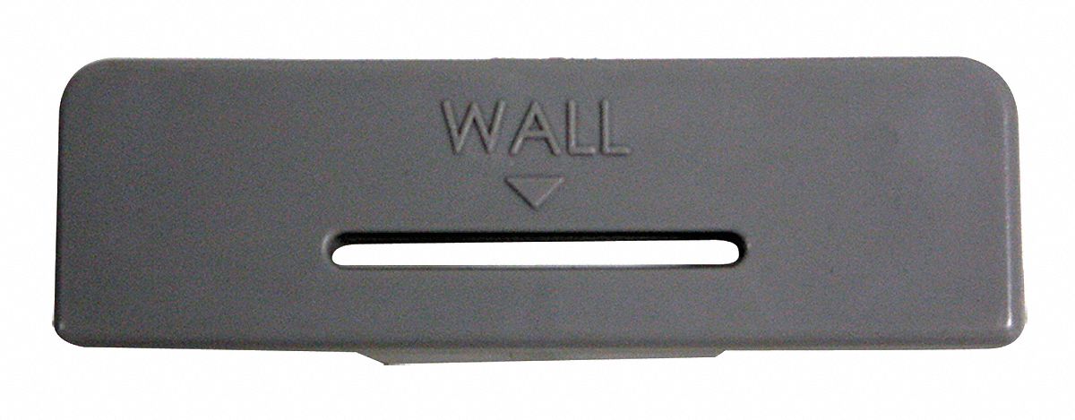 Dispenser Lock Plate, Grey, PK 10