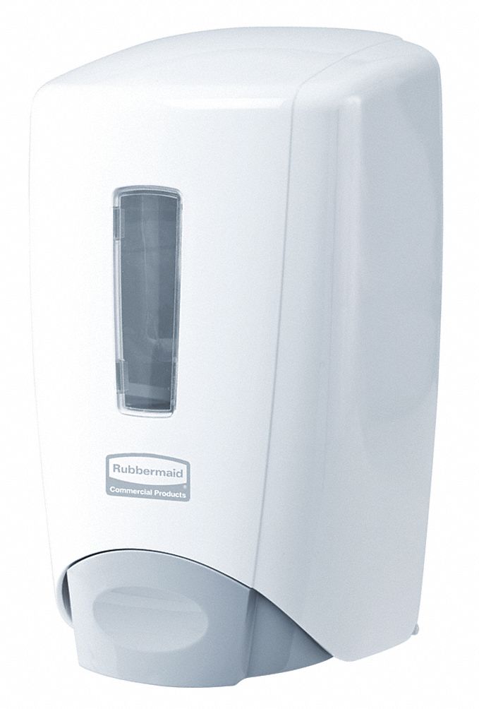Manual Dispenser, 500mL, White, PK 10