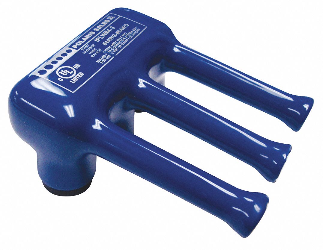 Insulated Connector, 3 Wire, 4-6 AWG