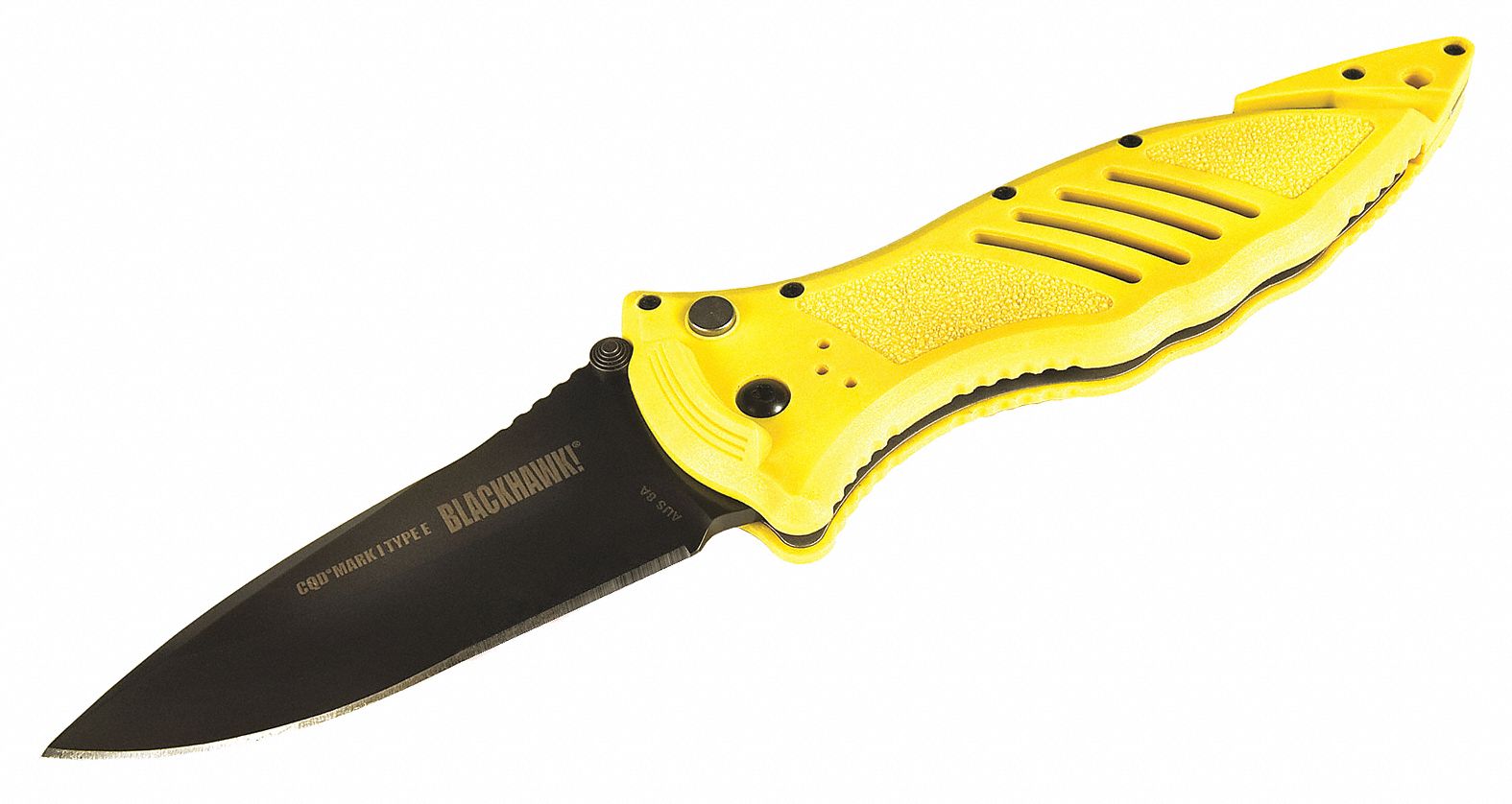 Folding Knife, Plain, 9-1/2 In., Yellow