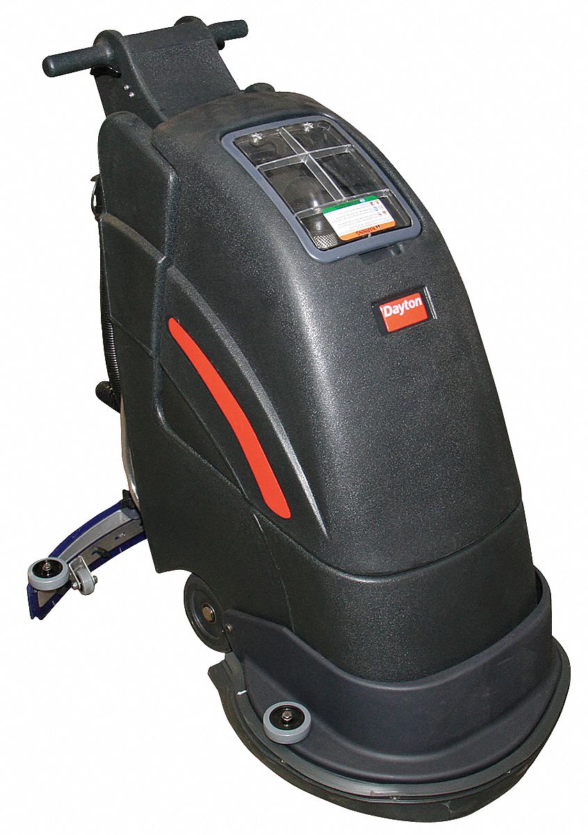 Floor Scrubber, Walk Behind, 18 In, Elecric