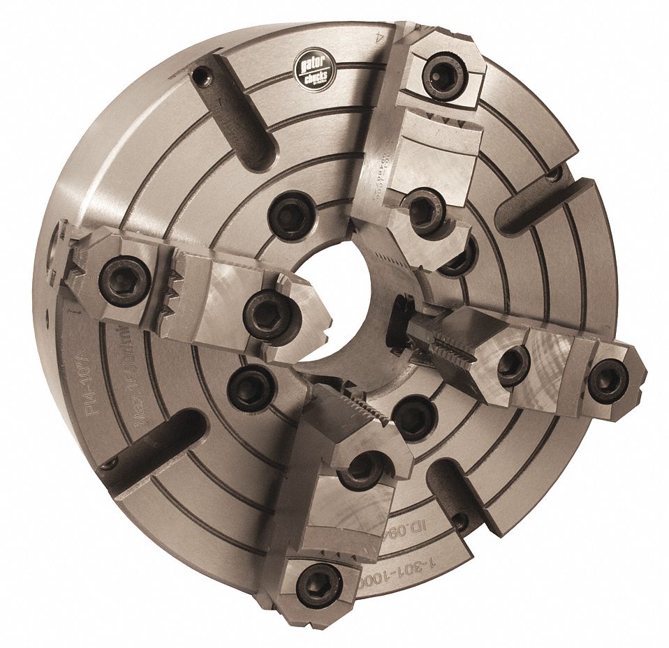 Machine Chuck, Independ, 12.5, Adaptor Req