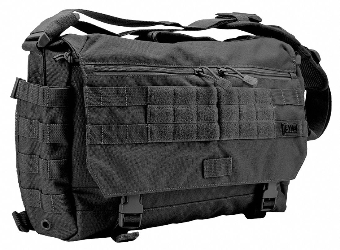 Rush Delivery Messenger Bag, Black