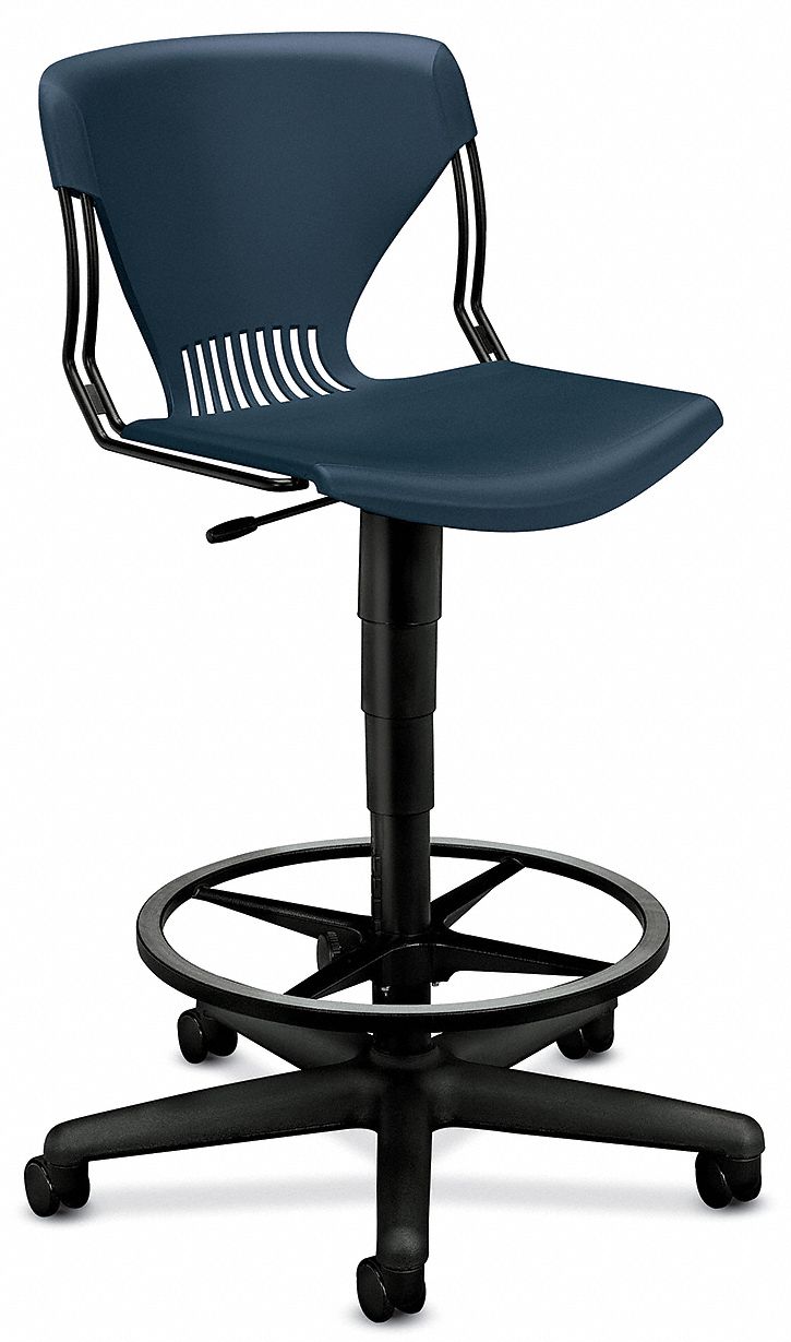 Task Shell Stool w/ Adjustable Footring