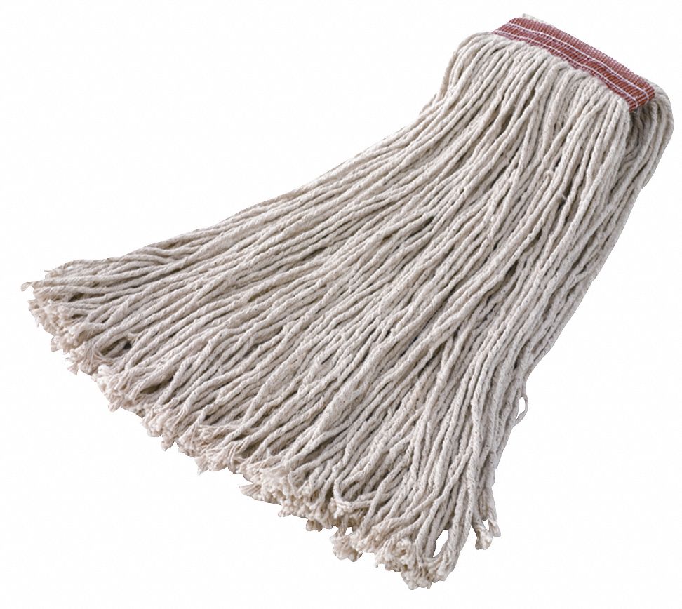 Wet Mop, Cotton, Cut-End, 20 Oz, 8-Ply, PK 12