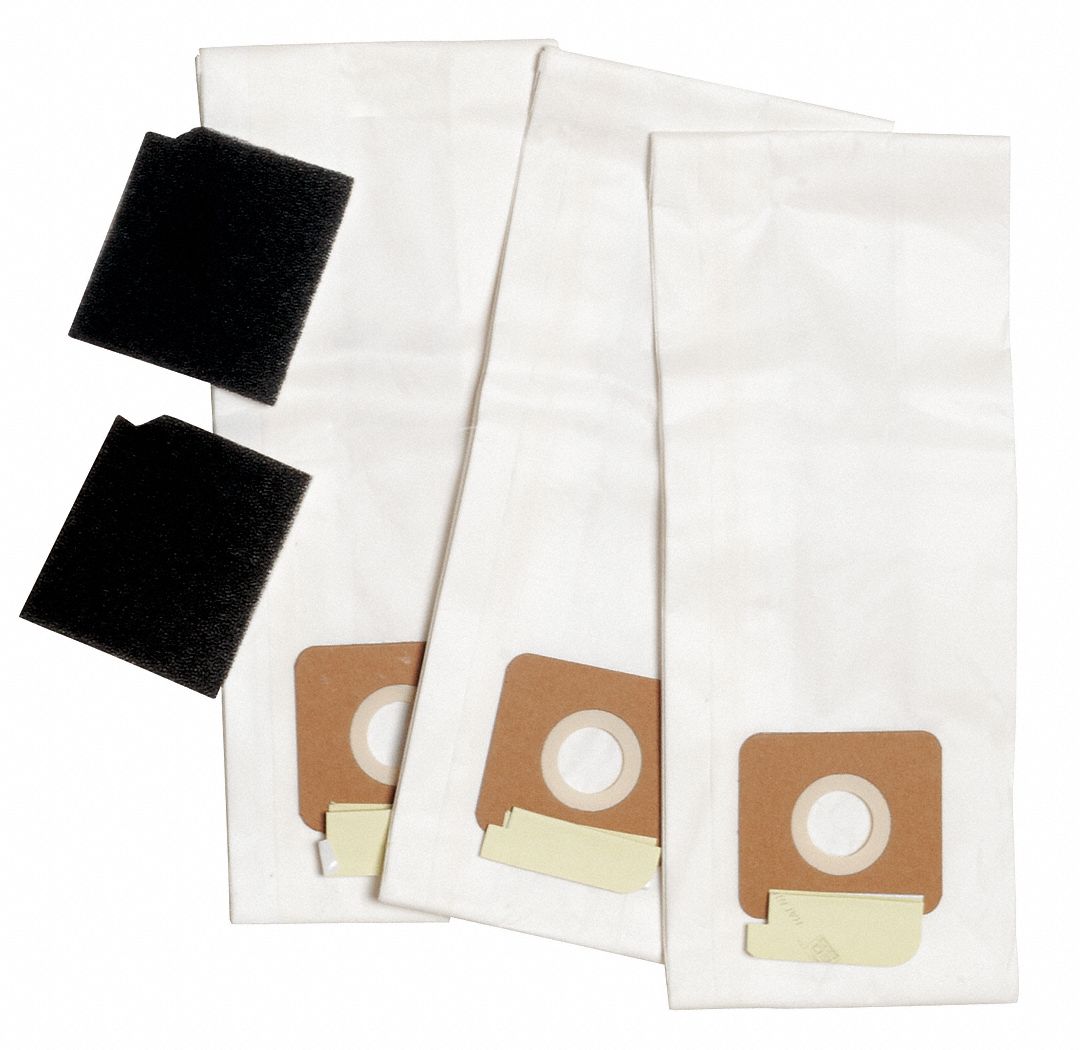 Vacuum Bag, Paper, 3.8 qt, PK 192
