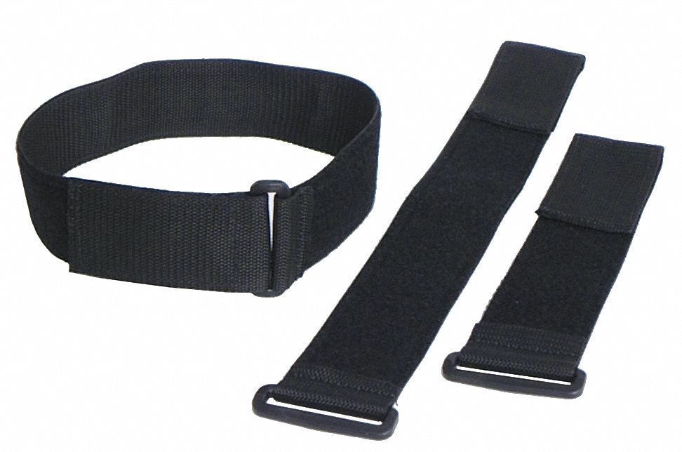 Cinch Strap, Black, 2x24 In, PK 10
