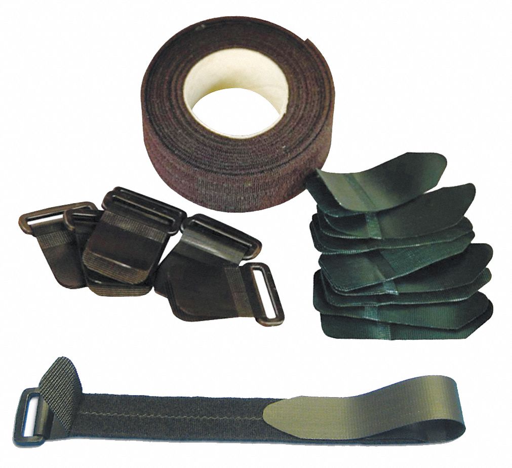 Velcro Strap Kit, 1in, Black