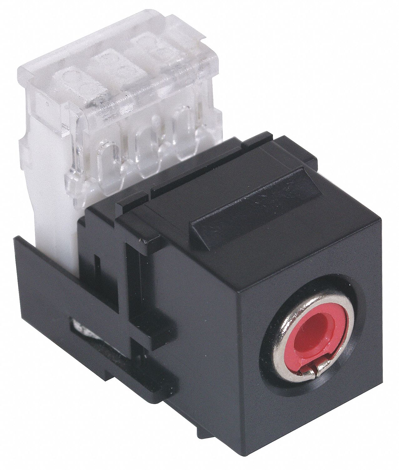 RCA 110 AV Connector, Punch Down, Red