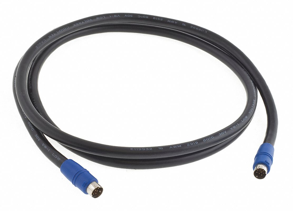 AV Cable, 8Pin, Blk, 35 Ft