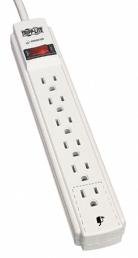 Surge, 6 Outlet, 15 Ft Cord, LED
