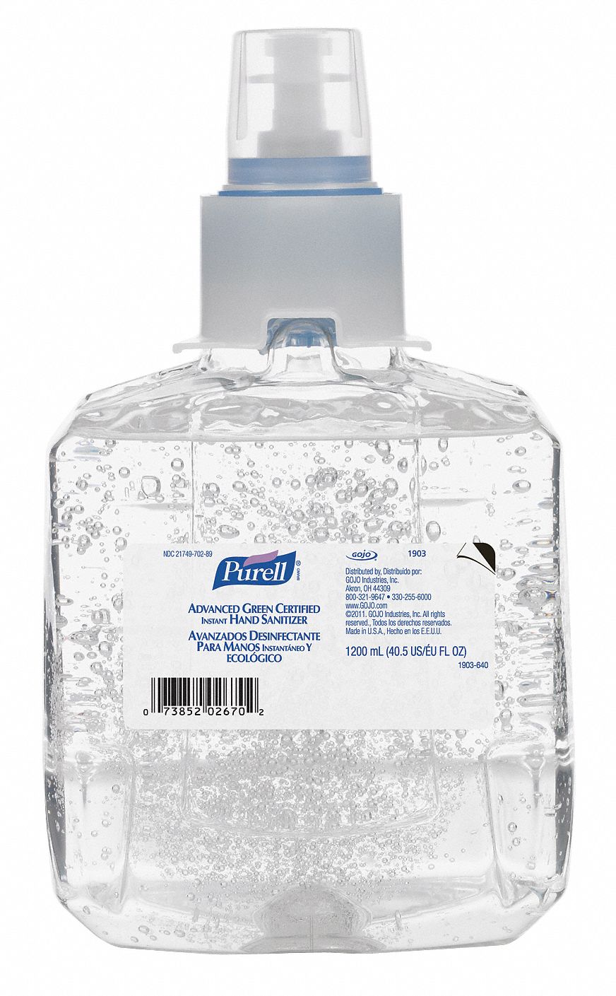 Hand Sanitizer Refill, Carton, PK 2