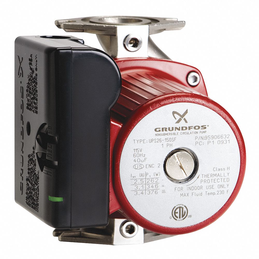 Circulator Pump, Open, 115V, Max3.5A, SS