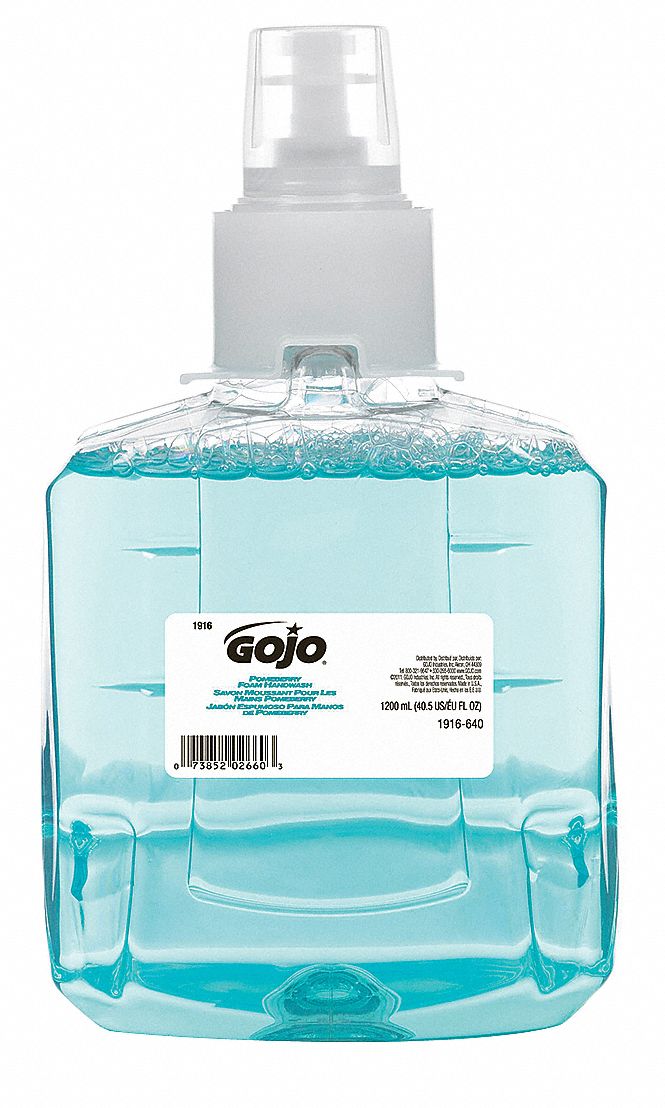 Foam Soap Refill, Size 1200mL, Blue, PK 2