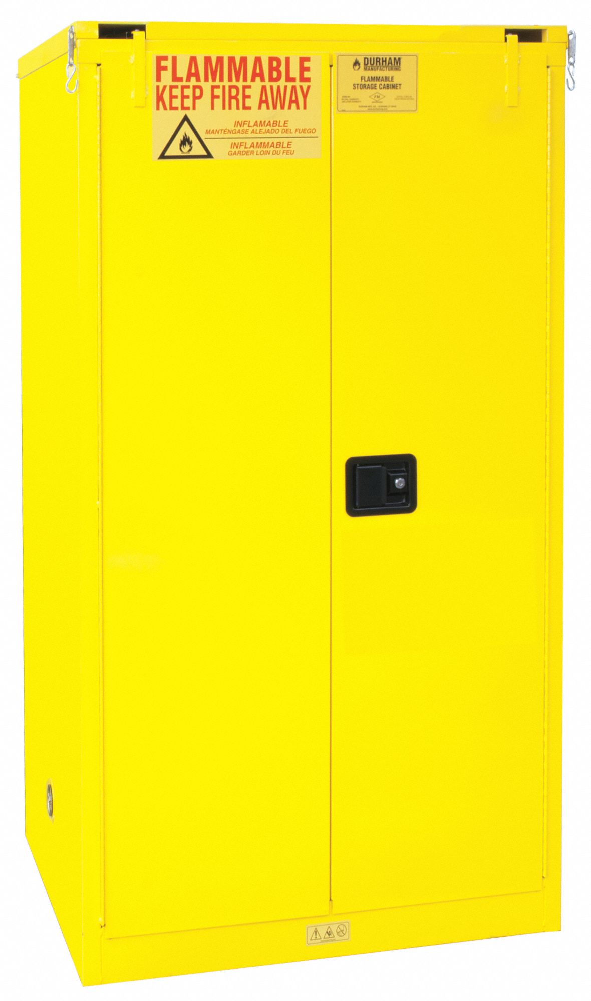 Flammable Safety Cabinet, 60 Gal., Yellow