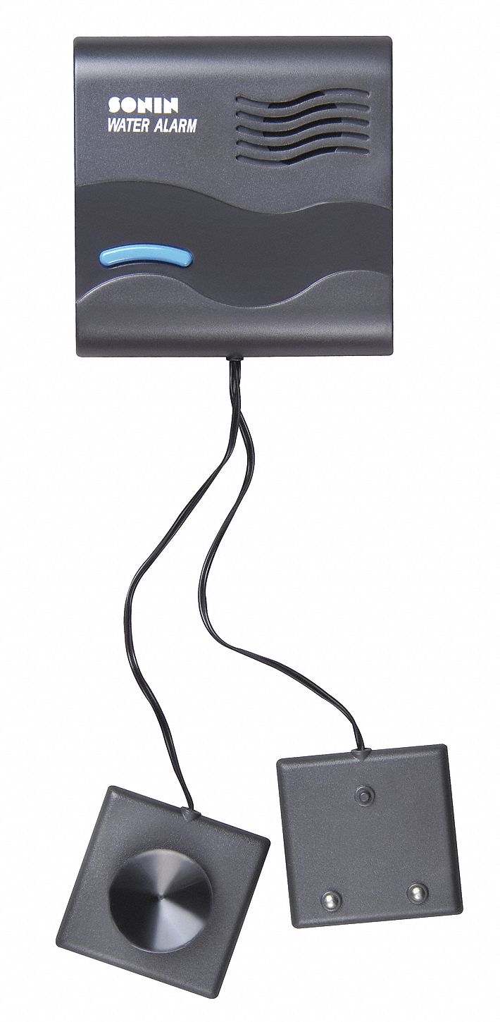 Water Alarm With Dual Sensor, 9VDC