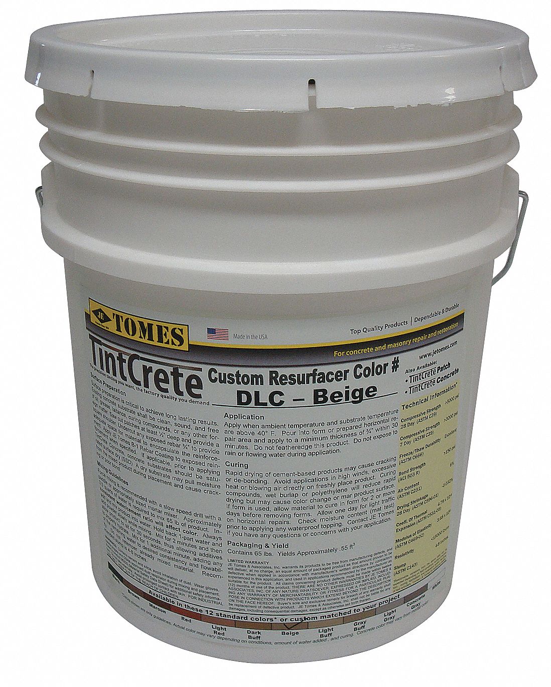 Tinted, Concrete Resurfacer, Beige
