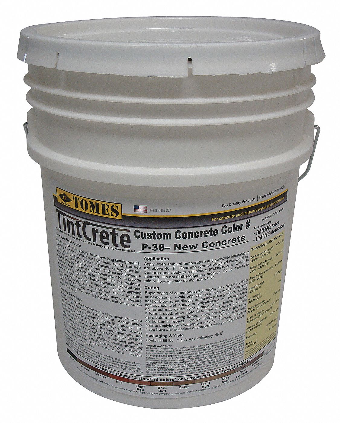 Tinted, Concrete Mix, New Concrete