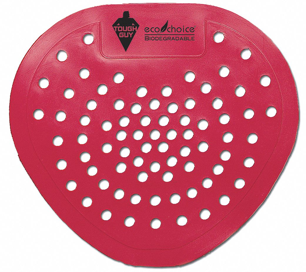 Urinal Screen, Biodegradable, Cherry, PK 12