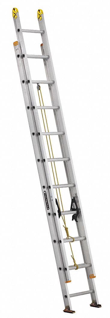 Ext Ladder, Aluminum, 20 ft., I