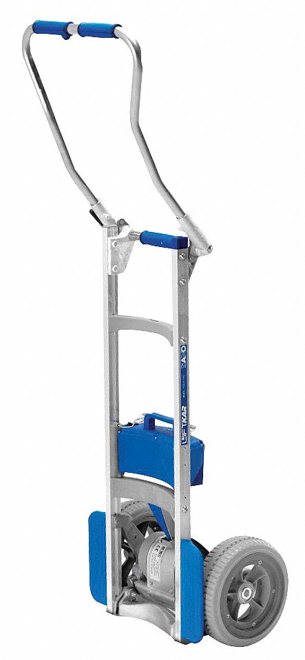 Stair Climb Hand Truck, Cap 375Lb, H 61 In