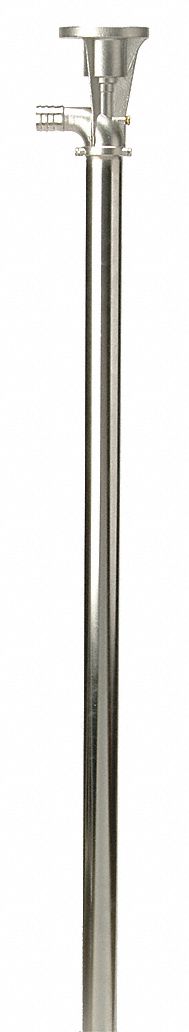Drum Pump, 212 Deg F, 5 Gal. Buckets, SS