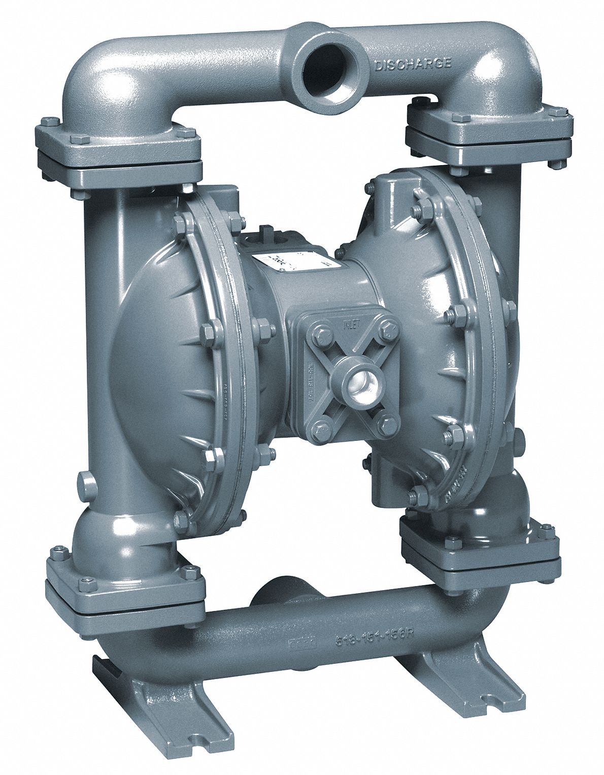Pump, 1-1/2 In, Alum, Santoprene Diaphragm