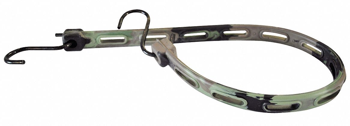 Adjustable Bungee Strap, S-Hook, 34 In.L