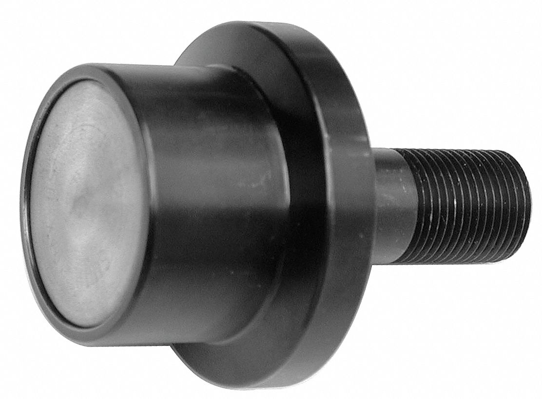 Track Roller, Stud, Flanged, Dia. 1-1/2 In.