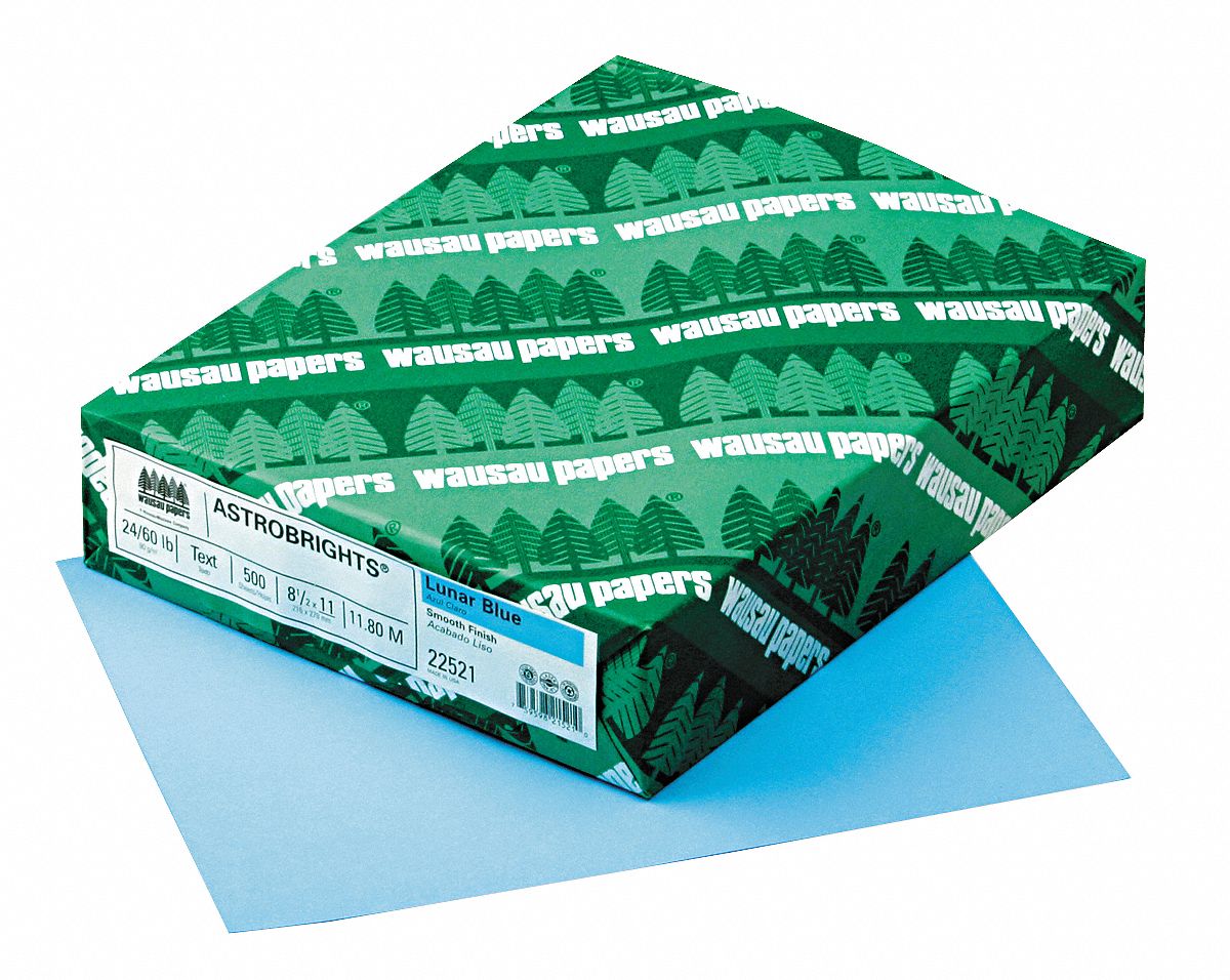 Multi Paper, 8-1/2 x 11 In, Blue, PK 500
