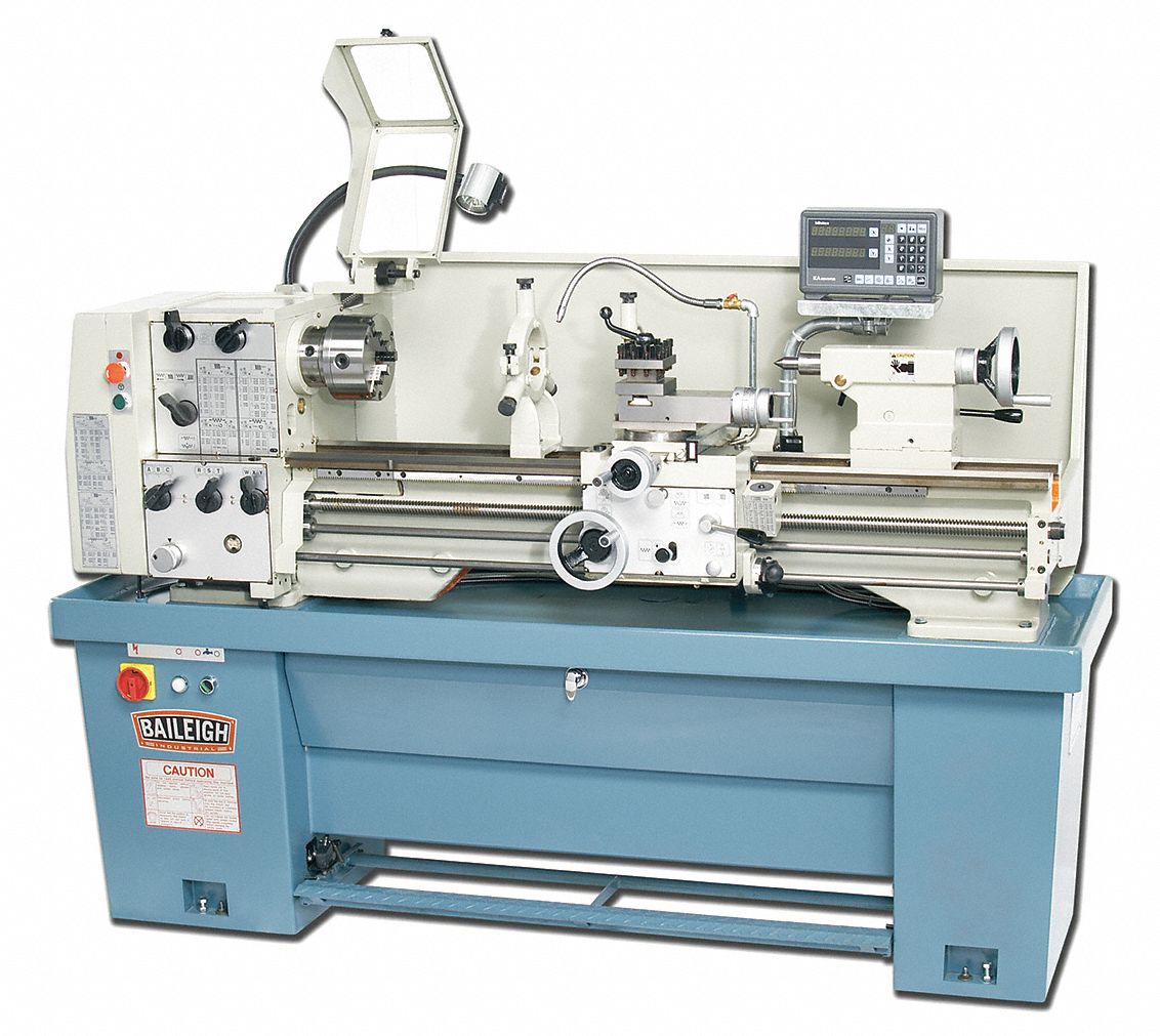 Engine Lathe, 14x40 In., 3HP, 3Phase