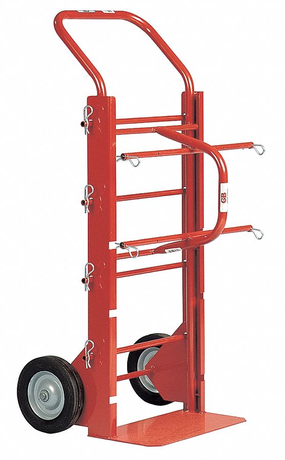 Wire Spool Cart, 43 x16 x22 In, 4 Spindles