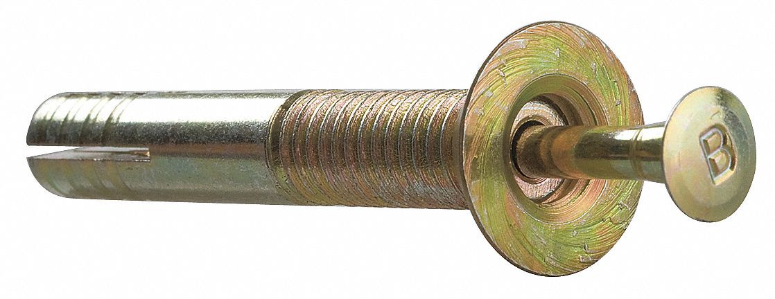Security Anchor, Pin Drive, 1/4x1 3/4, PK10