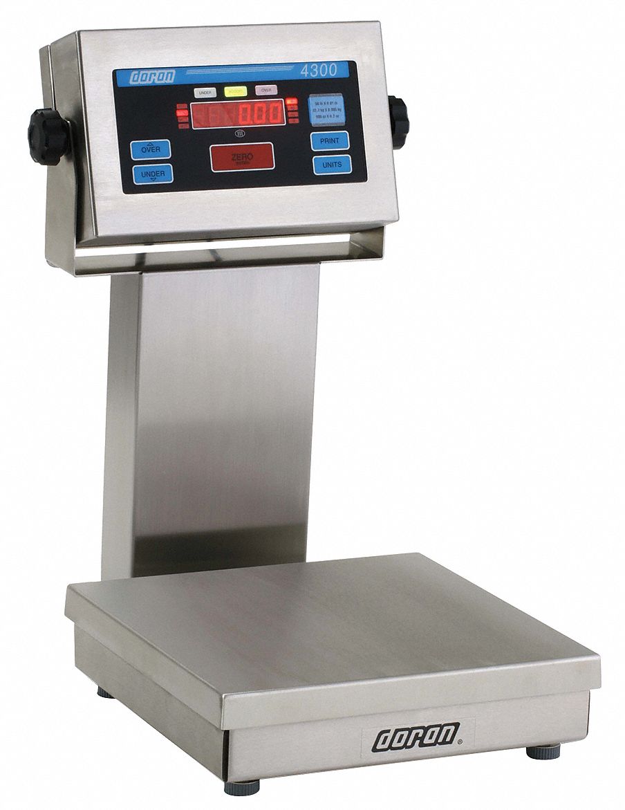 Checkweigher Scale, SS Pltfrm, 25 lb. Cap.