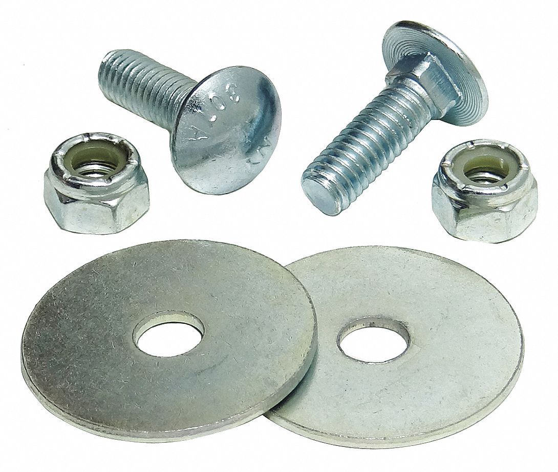 Carriage Bolt Set, Snaploc, Metal Surfaces