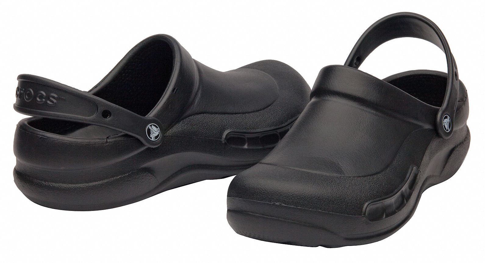 Slip-On Shoes w/Strap, Black, Mens 14, PR