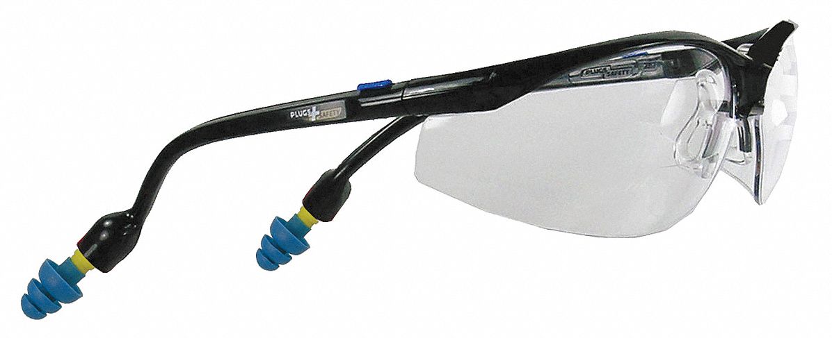 Safety Glasses, Clear, Scratch-Resistant